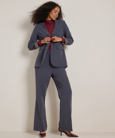 uni blazer panterprint voering