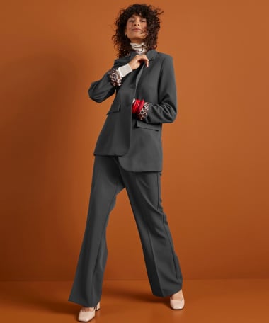 uni blazer panterprint voering