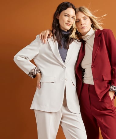 uni blazer panterprint voering