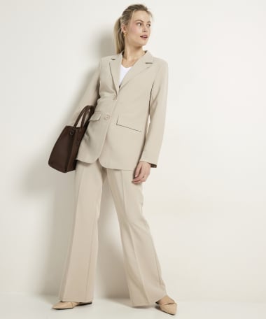uni blazer met knoopsluiting
