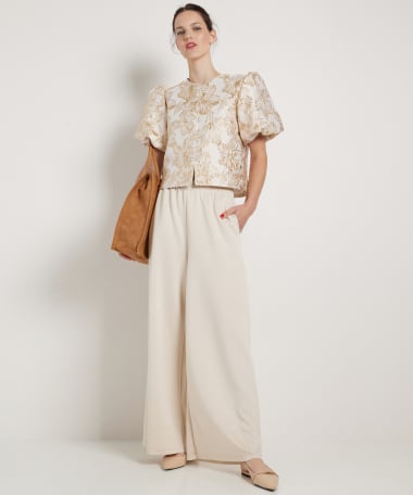 bloemenprint blazer met knopen