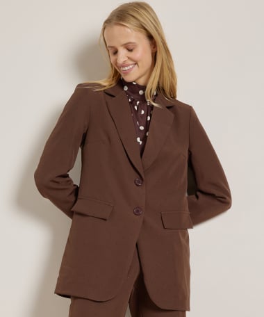 uni blazer met glitters