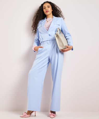 korte blazer met elastiek