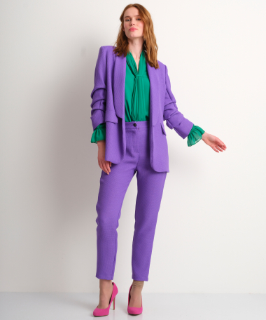 chique blazer paars