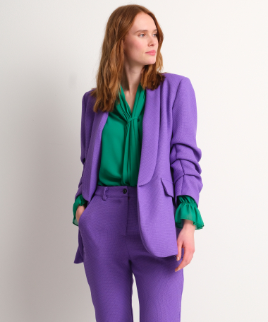 chique blazer paars