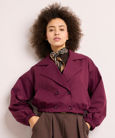 korte blazer met knopen