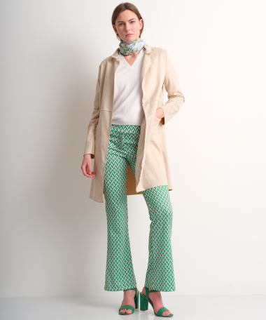 lange suedinelook blazer