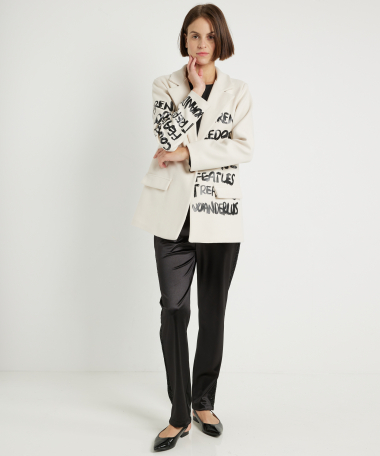 lange blazer jas
