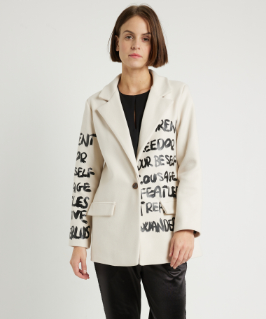 lange blazer jas