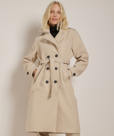 wollook trenchcoat jas