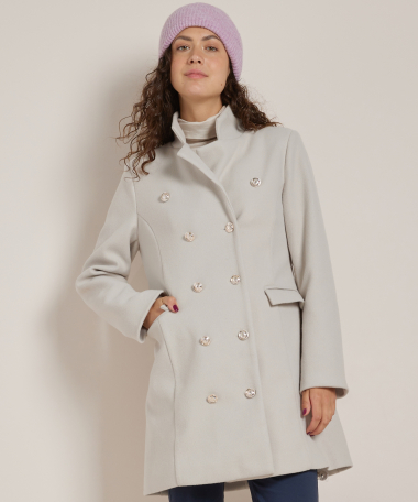 wollook blazer jas met knopen
