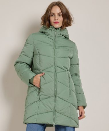 gewatteerde jas parka