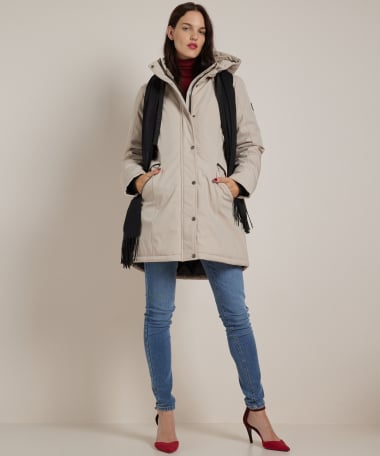 uni parka jas met capuchon