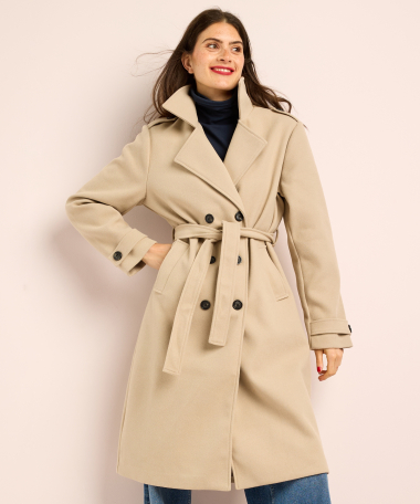 wollook trenchcoat jas