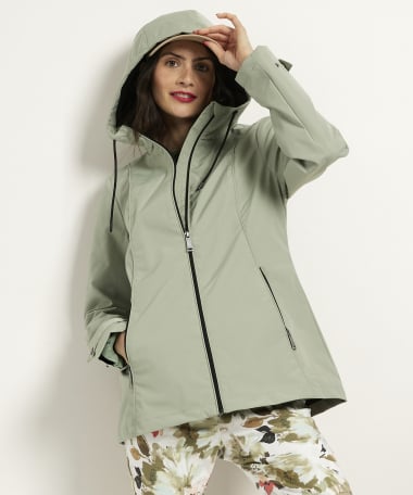 groene parka jas