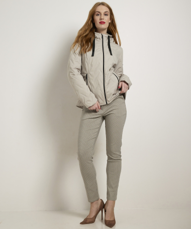 korte jas beige
