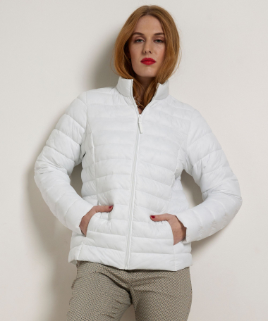 basic jas met opstaande kraag