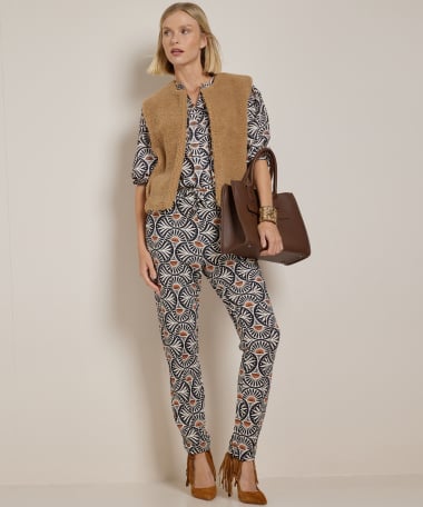 teddy gilet