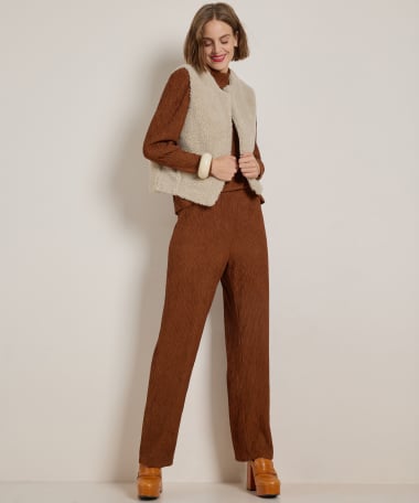 teddy gilet