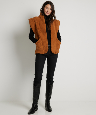 uni teddy gilet