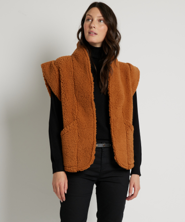 uni teddy gilet