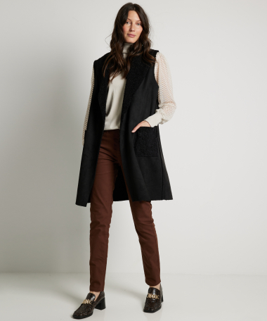lang gilet lammylook