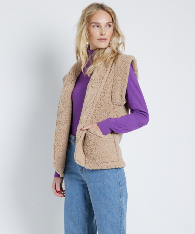 uni teddy gilet