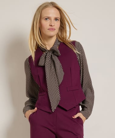 uni gilet met glitters
