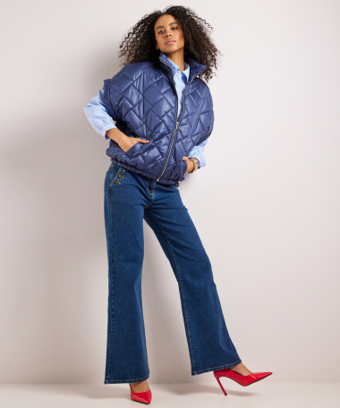 gilet gestept dessin