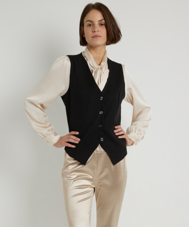 zwart gilet