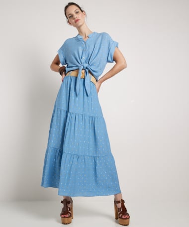 maxi rok met riem