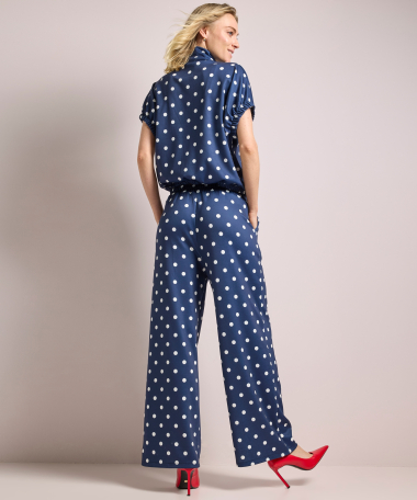 polkadot set met rits