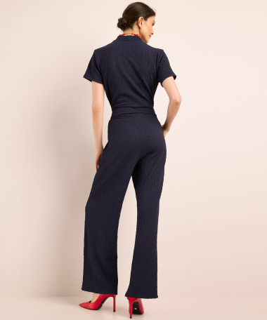 jumpsuit met strikceintuur