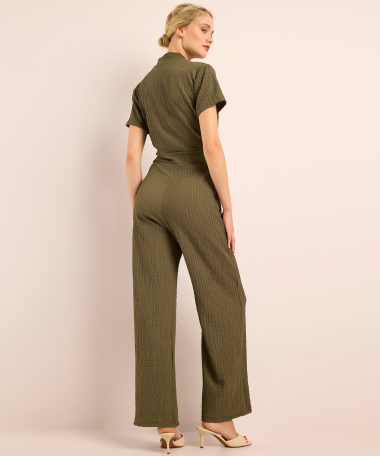 jumpsuit met strikceintuur