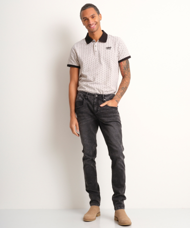 slim fit ultraflex jeans (zwart)