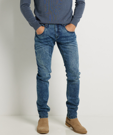slim fit ultraflex jeans (blauw)