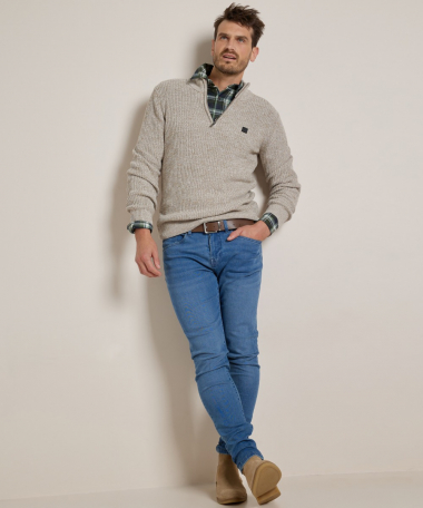 basic slim fit stretch jeans