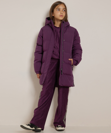 wide fit velvet broek panterstreep