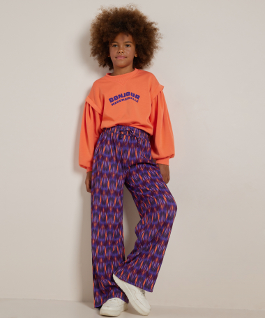 wide fit broek all-over print