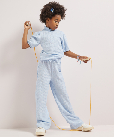 wide fit broek structuur