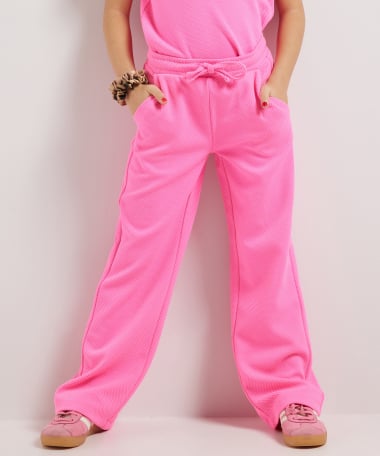 uni wide fit broek structuur