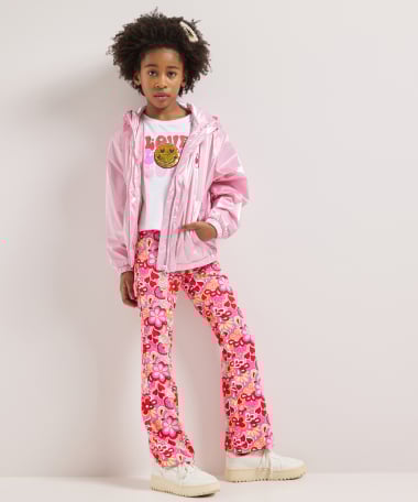 flared fit broek print