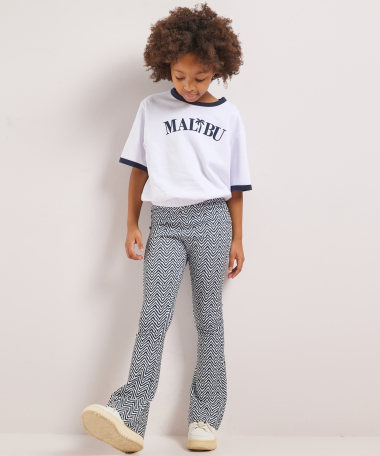 flared fit broek zigzag