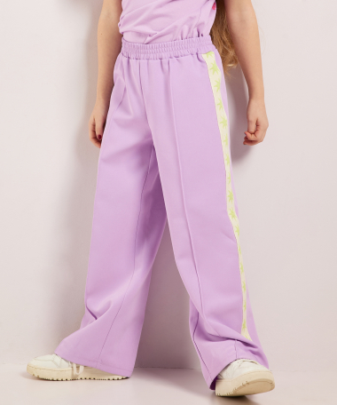 wide fit broek met tape