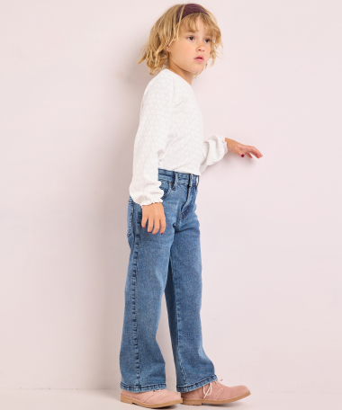 wide fit stretch jeans - luna