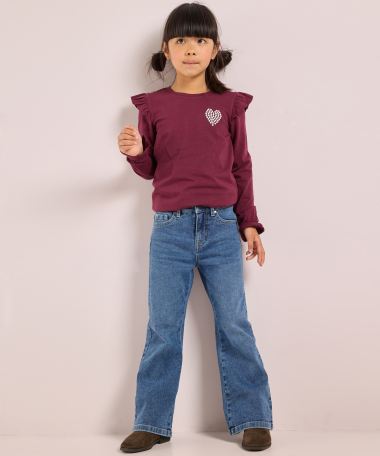 flared fit stretch jeans - nina