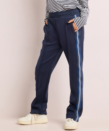 wide fit broek met tape