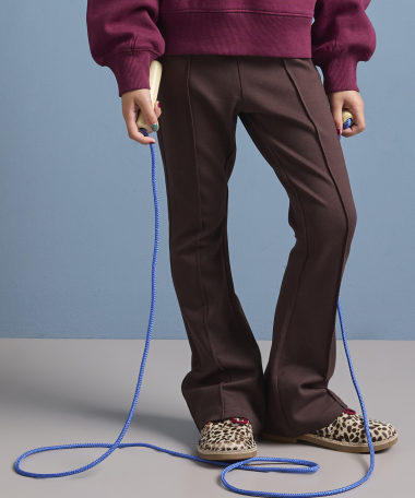 broek met elastische tailleboord