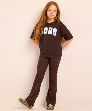 broek met elastische tailleboord