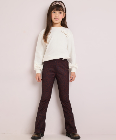 broek met elastische tailleboord